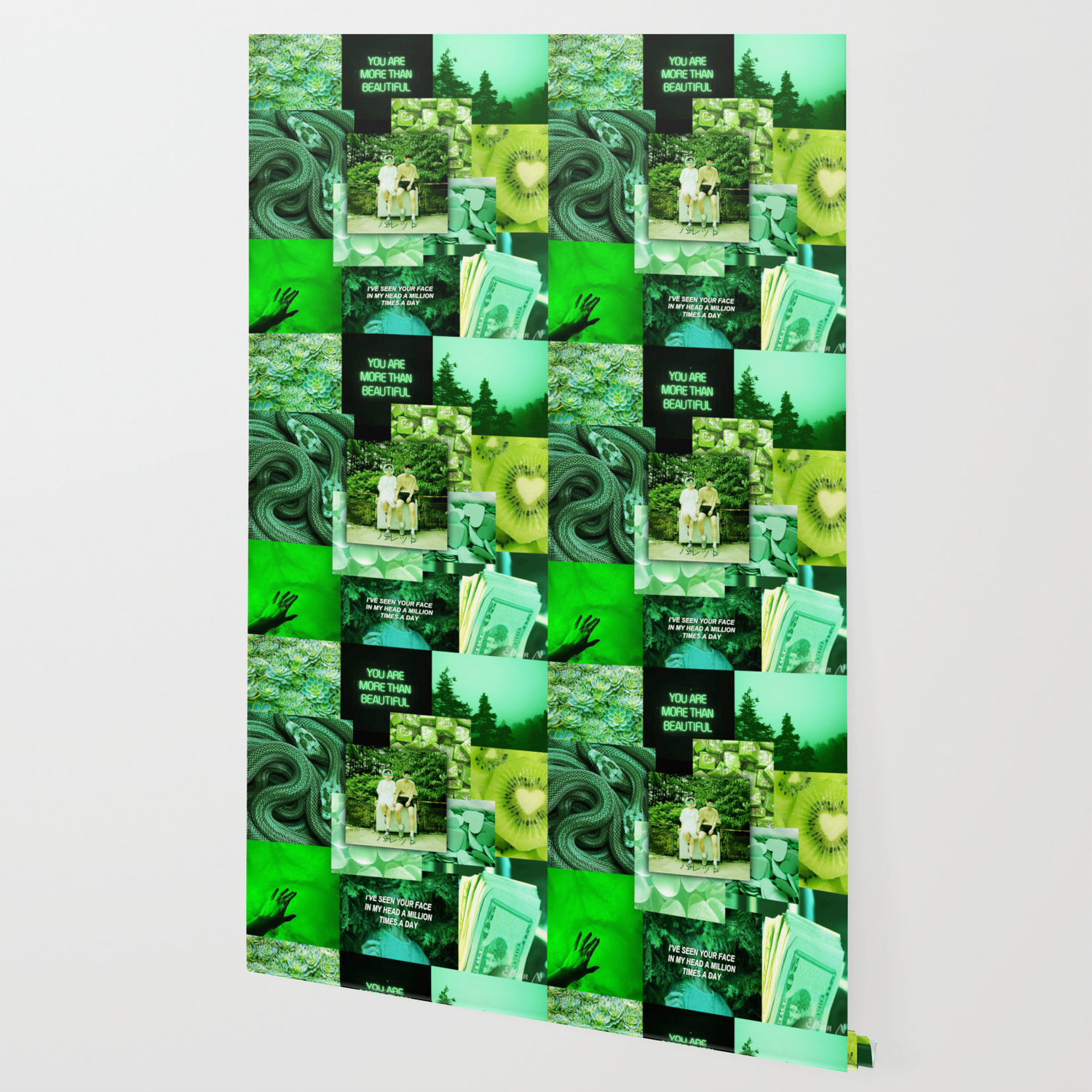 Green Love Aesthetic Collage Wallpaper By Ethannguyen2020 Society6 Find the best free stock images about aesthetic background. green love aesthetic collage wallpaper by ethannguyen2020