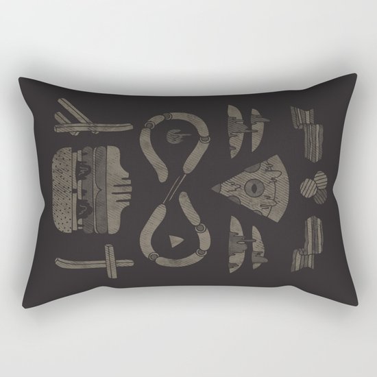 Fast Food Occult Rectangular Pillow