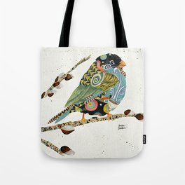 Cafe Swirly Bird 4 Tote Bag