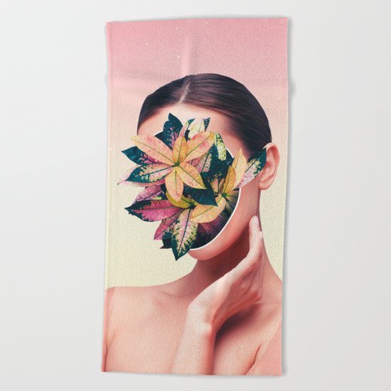 PLANT FACE Beach Towel