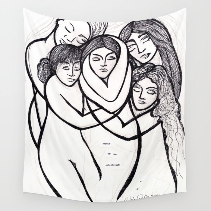 Angels of the get through Wall Tapestry