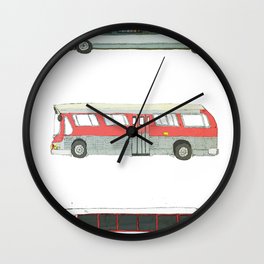 Buses Wall Clock