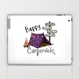 Happy Camperween witch camper halloween Laptop Skin