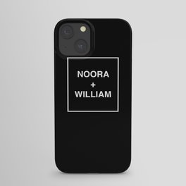 NOORA + WILLIAM iPhone Case