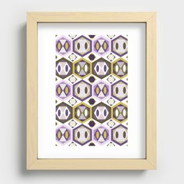 Pattern for you :D Recessed Framed Print