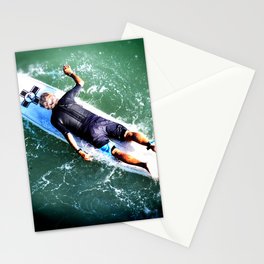 Surfer from Above Stationery Cards
