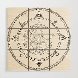 Wiccan Alter Wood Wall Art