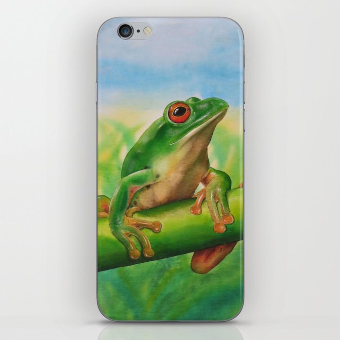 Green Treefrog iPhone Skin