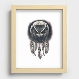 Dreamcatcher Owl Recessed Framed Print