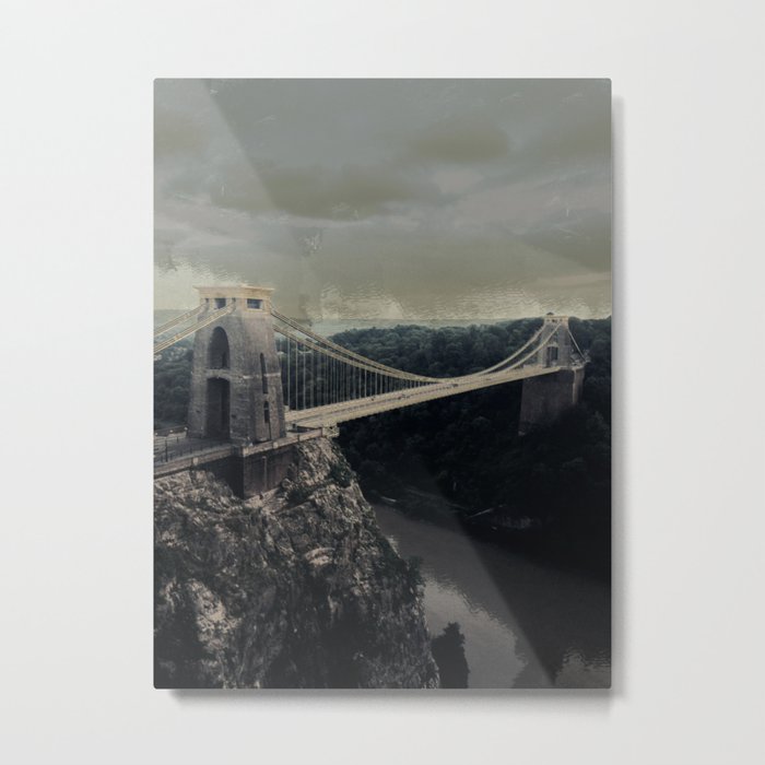 Suspension Bridge Metal Print