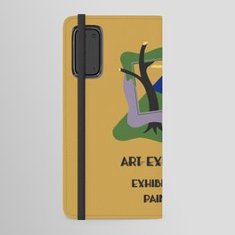  Retro art exposition Android Wallet Case
