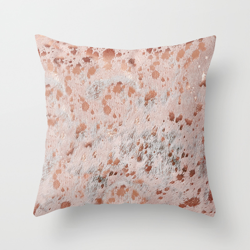 rose gold bed pillows