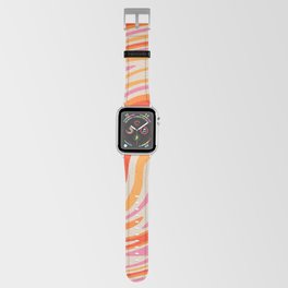 70s Retro Swirl Color Abstract Apple Watch Band