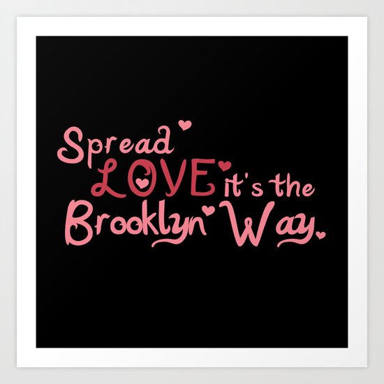 Spread Love Art Print