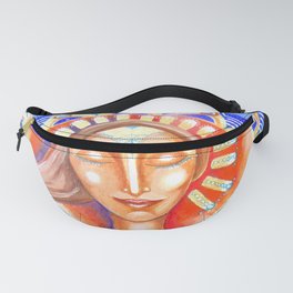 Sea love Butterfly woman Rose tribe art print Fanny Pack