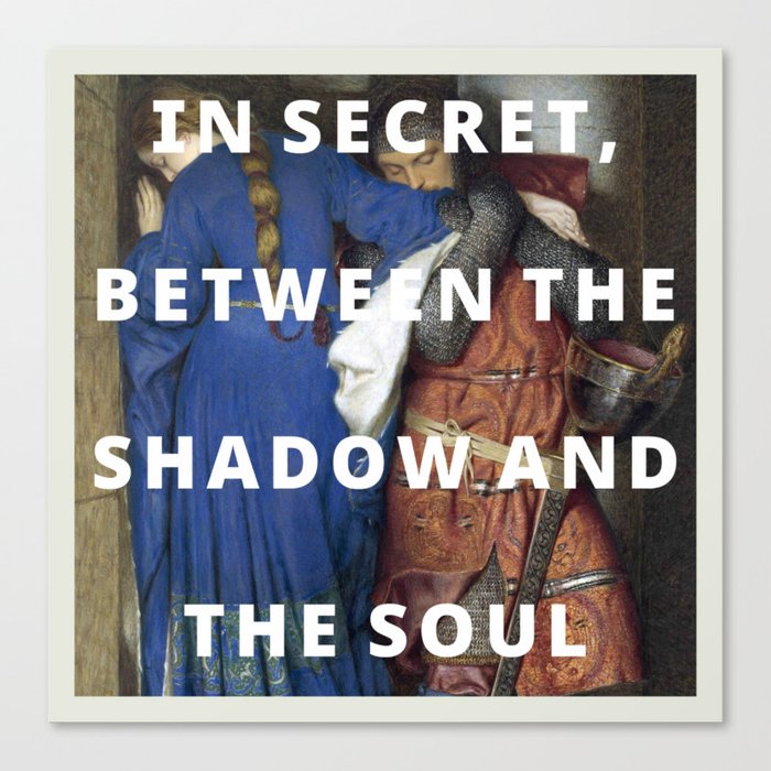 the shadow and the soul Canvas Print