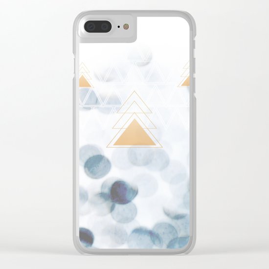 Winter Vibes Clear iPhone Case