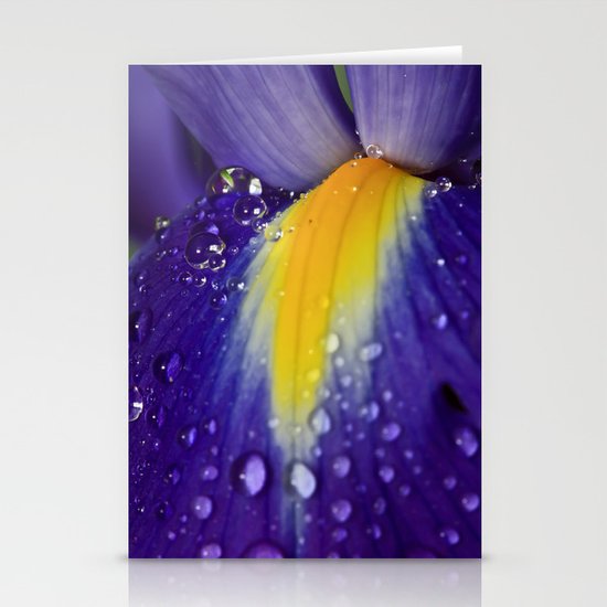 Purple Iris Stationery Cards