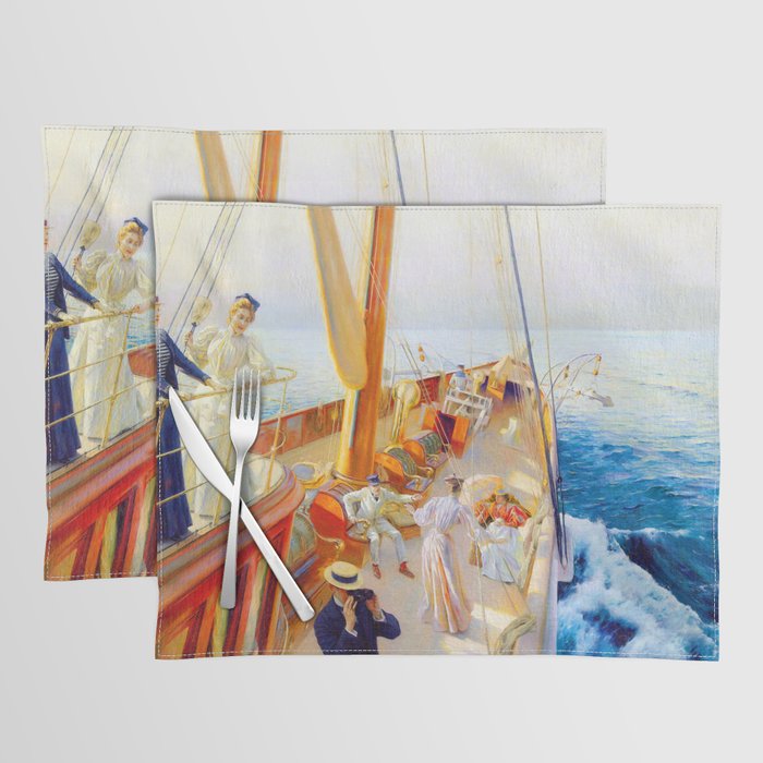  Julius LeBlanc Stewart Yachting on the Mediterranean Placemat