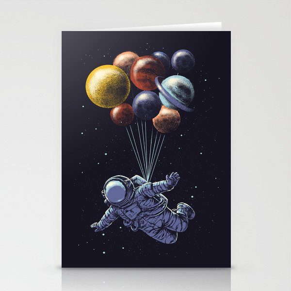 Space travel Stationery Cards