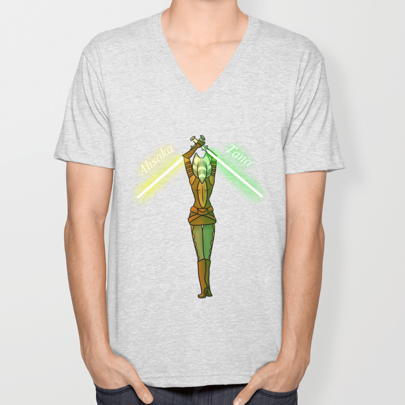 Ahsoka Tano Unisex V Neck By Smellslikejedispirit Society6