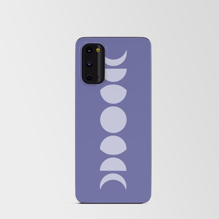 Minimal Moon Phases XII Android Card Case