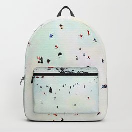 Winter vacation aquarelle Backpack