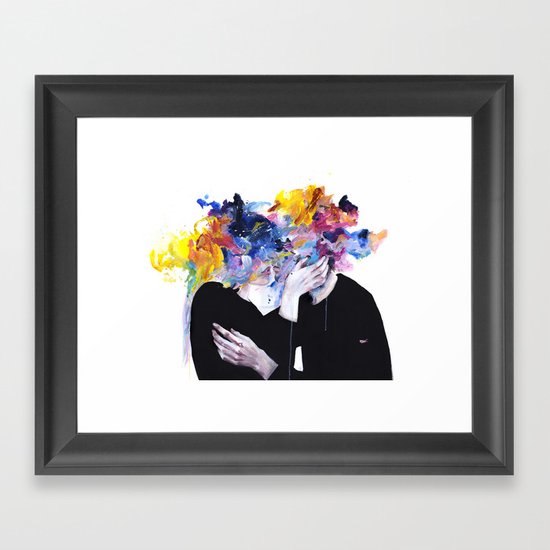 intimacy on display Framed Art Print