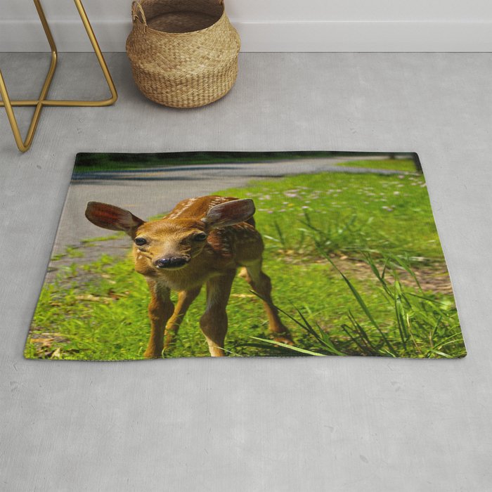 Deer at a Glance Rug