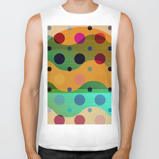 waves game II Biker Tank