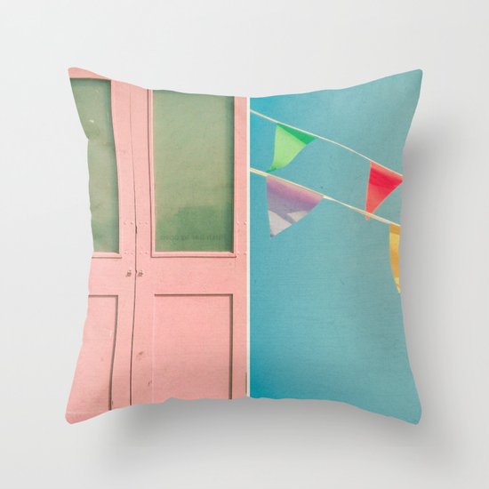Beach Party Throw Pillow