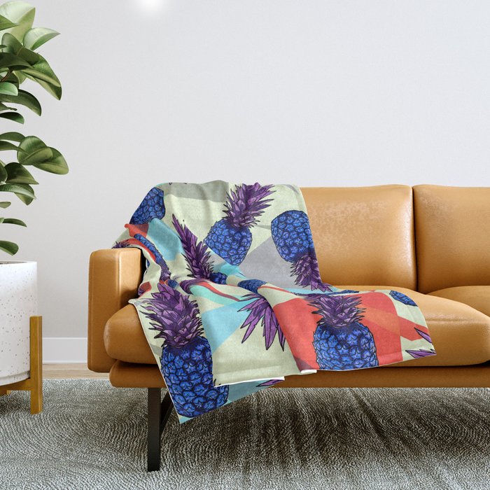Pineapple Throw Blanket