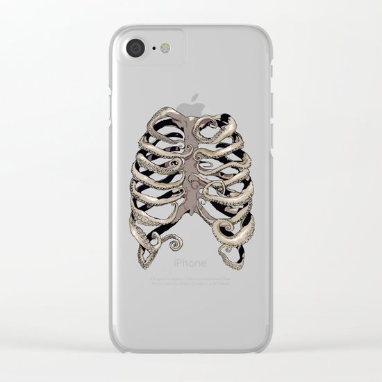 Your Rib is an Octopus Clear iPhone Case