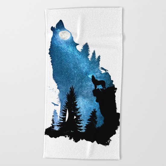 The Howling Wind Beach Towel