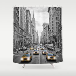 5th Avenue NYC Traffic Shower Curtain