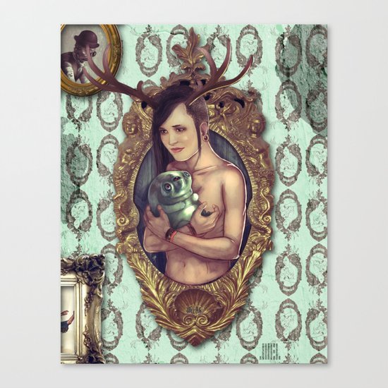 Cuddle Canvas Print