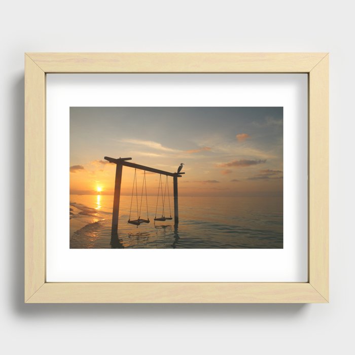 Day End Recessed Framed Print