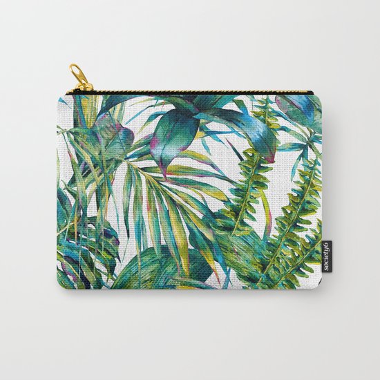 nature leaves exotic watercolor I Carry-All Pouch