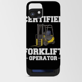 Forklift Operator Driver Lift Truck Training iPhone Card Case