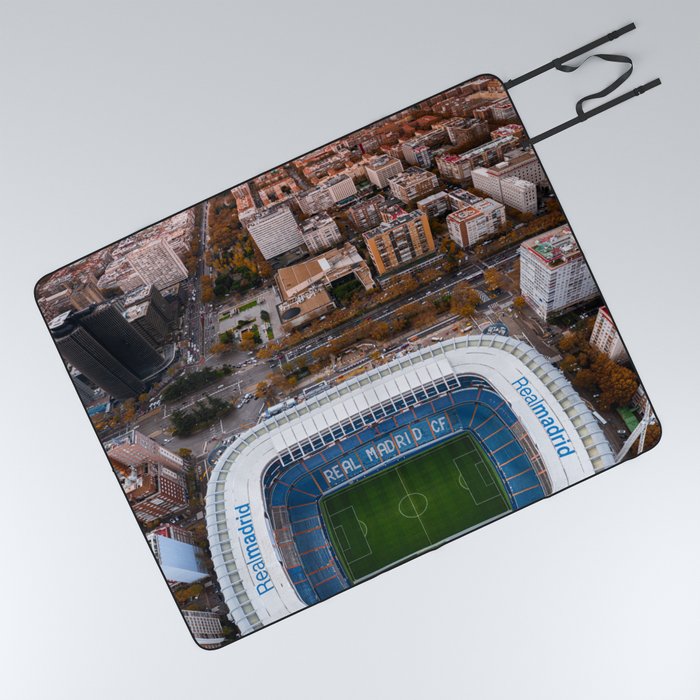 Santiago Bernabéu Stadium - Madrid, Spain Picnic Blanket