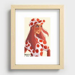 maillot à pois Recessed Framed Print