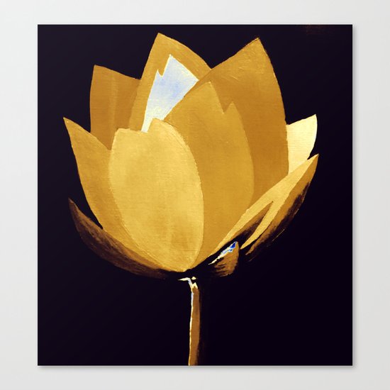 Gold and Silver Canvas Print