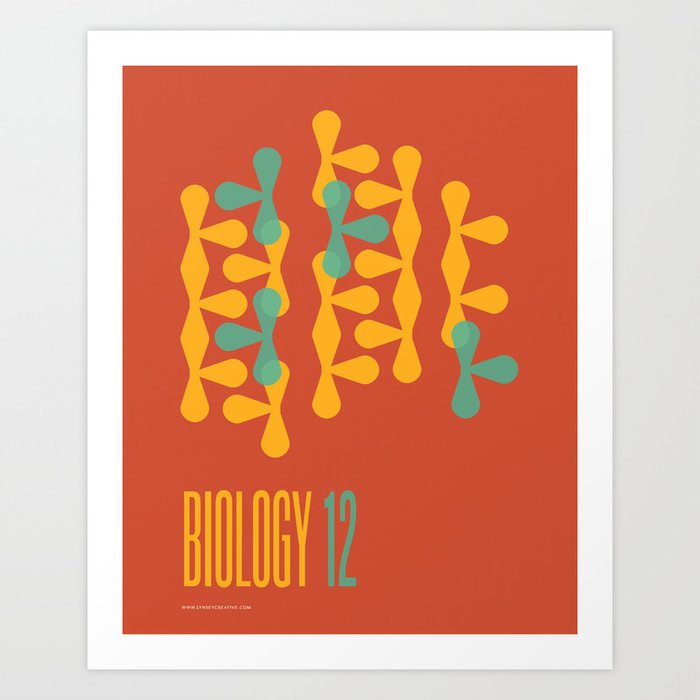 Biology 12 Art Print