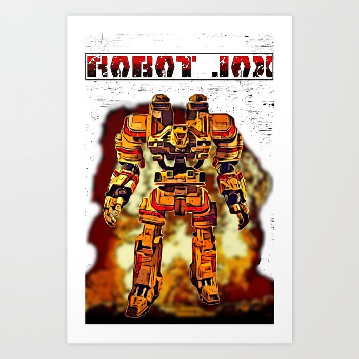 Robot Jox Art Print