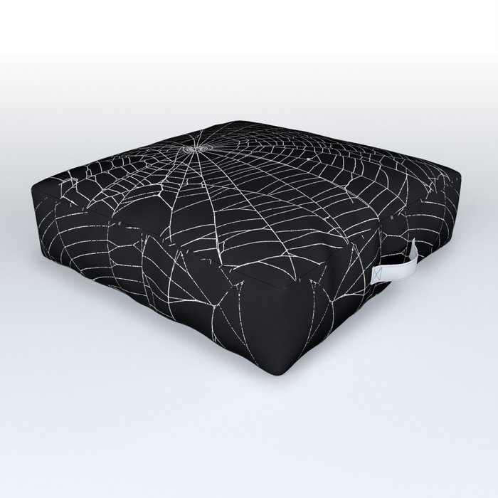 Spider Spider Web Outdoor Floor Cushion
