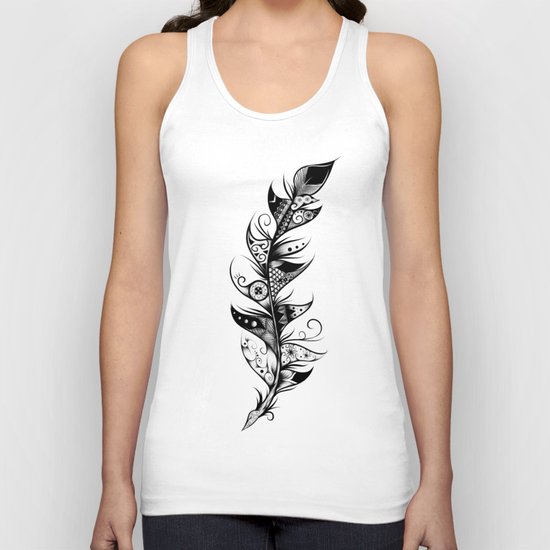 Feather Unisex Tank Top