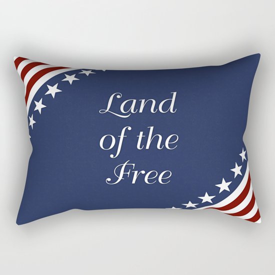 U.S.A. - Land Of The Free Rectangular Pillow