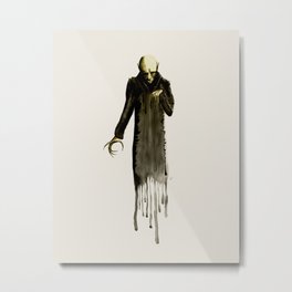 Nosferatu Watercolor Metal Print | Painting, Watercolor, Scary, Horrorart, Art, Nosferatu, Digital, Vampire 
