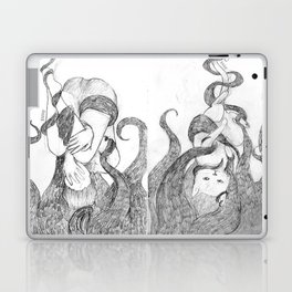 into the darkness (double version) Laptop & iPad Skin
