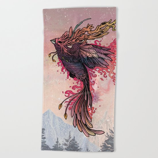 Phoenix Beach Towel